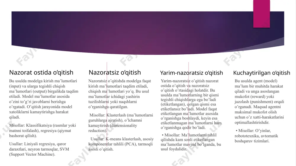 mashinali o’qitish turlari - Page 4