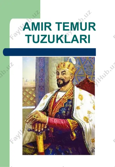 amir temur tuzuklari — PPTX