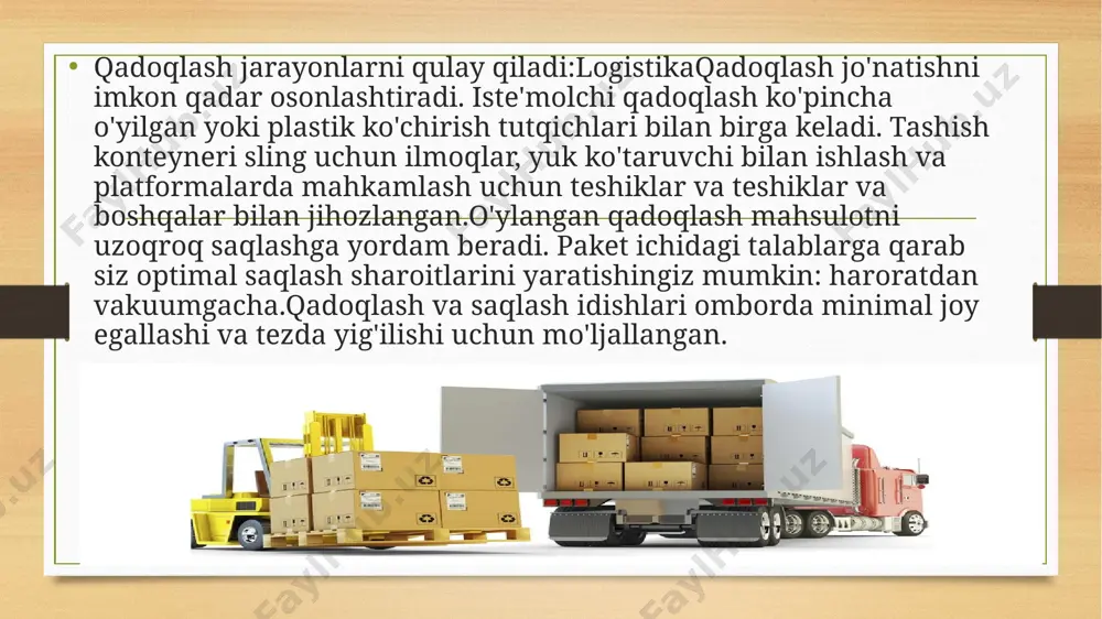 qadoqlash turlari. mahsulotni qadoqlash, uning vazifalari, turlari va xususytlari - Page 4