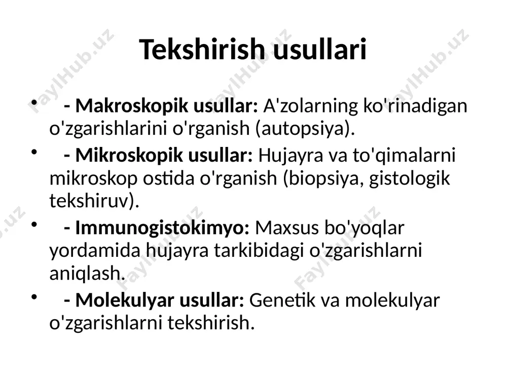 dan hujayraning sitoplazmasiga chiqishiga yordam beruvchi oqsilni (sistin transporteri) kodlaydi. patogenezi: 1. sistinning lizosomalarda to‘planishi: ctns genidagi mutatsiya sistinning lizosomalardan tsitoplazmaga chiqarilishida buzilishlarga olib keladi. natijada, sistin lizosomalarda kristallanishi va to‘planishi boshlanadi. 2. hujayralarga zarar yetishi: lizosomalarda to‘plangan sistin kristallari hujayra organellalariga, ayniqsa, lizosomalarga va hujayraning boshqa komponentlariga jismoniy zarar yetkazadi. bu hujayralarda apoptoz (hujayra o‘limi) jarayonini tezlashtiradi va hujayra funksiyasini buzadi. 3. organlar va to‘qimalarning zararlanishi: - buyraklar: eng ko‘p zarar buyraklarga yetadi, chunki buyrak proksimal naychalarining hujayralari sistin kristallari bilan zararlanishi natijasida *fanconi sindromi* rivojlanadi. bu buyrak naychalari orqali elektrolitlar, glyukoza va boshqa moddalarni qaytarib so‘rilishining buzilishiga olib keladi. - ko‘zlar: sistinning ko‘zning kornea (shox parda) va boshqa qismida to‘planishi kornea turshuklashiga olib keladi, bu esa ko‘rishning pasayishiga sabab bo‘ladi. - qalqonsimon bez: sistinoz qalqonsimon bezga ham zarar yetkazadi, bu *gipotireoz* holatiga olib keladi. - nerv tizimi: og‘ir holatlarda markaziy nerv tizimi zararlanishi natijasida nevrologik simptomlar paydo bo‘lishi …