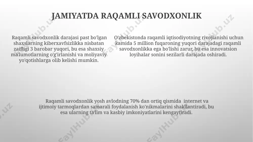 raqamli savodxonlikning ahamiyati - Page 5