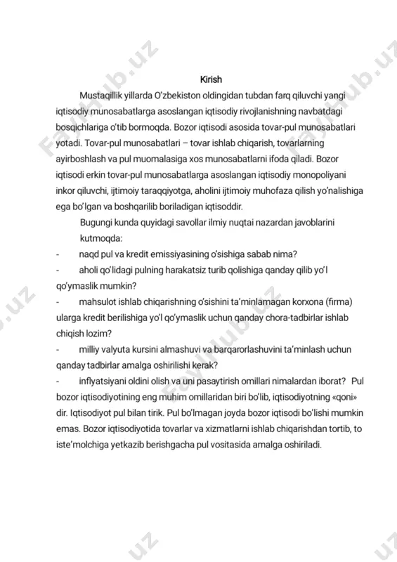 pul tizimi evolyutsiyasi va uning vazifasi - Page 4