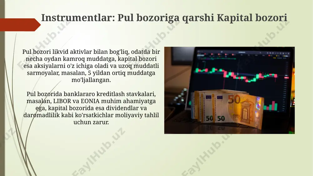 pul bozori va kapital bozorining farqlari - Page 3