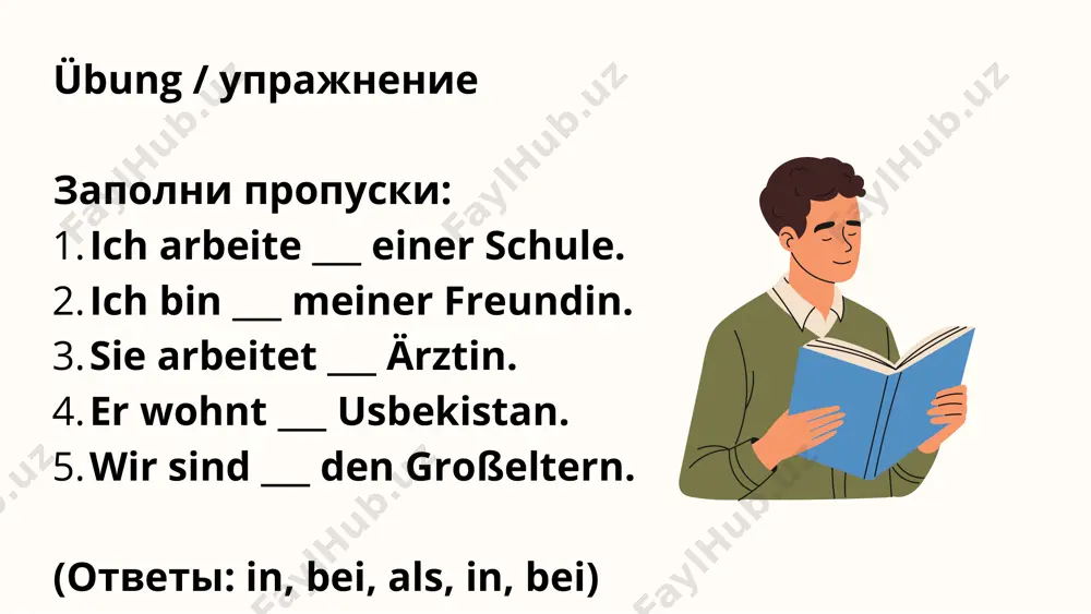 prepositionen: als, bei, in - Page 5
