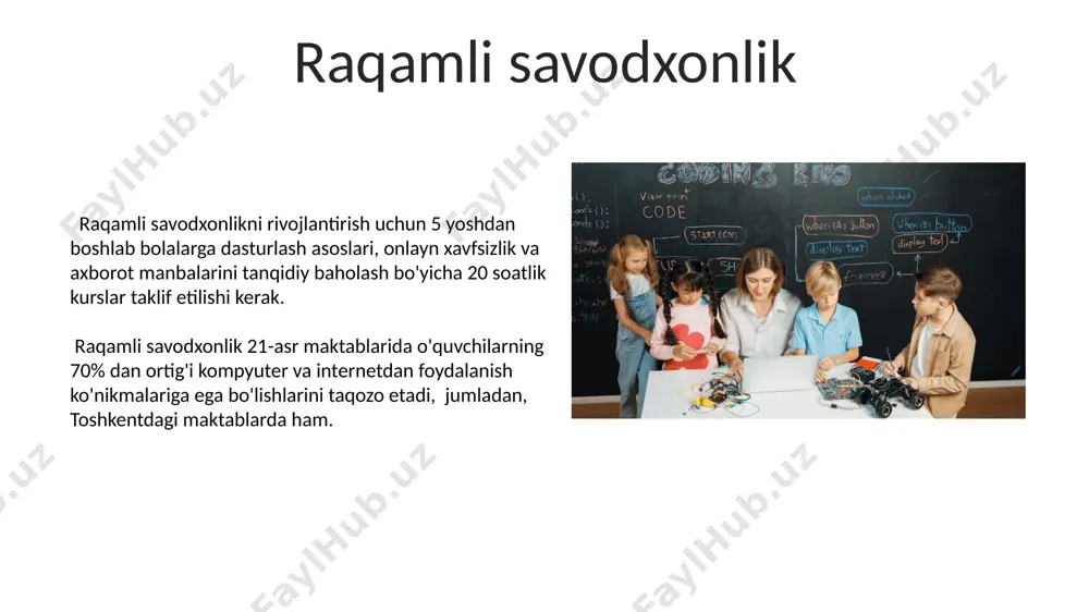 boshlang'ich ta'limga qo'yilayotgan zamonaviy talablar - Page 5