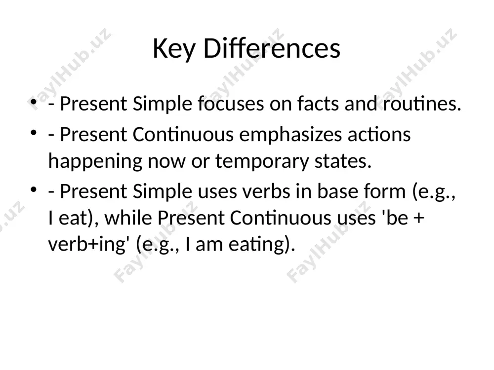 present simple vs. present continuous - Page 5