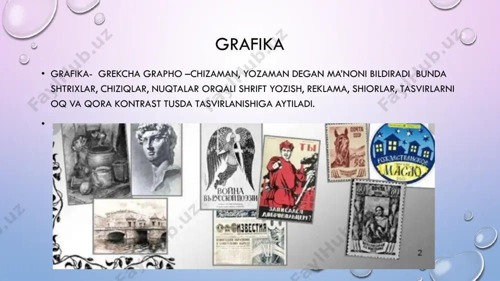 grafiqa uslub va uning tur'lari - Page 3