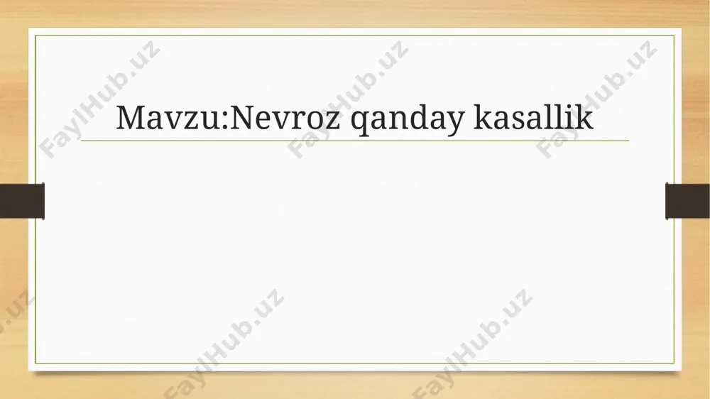 nevroz qanday kasallik - Page 2