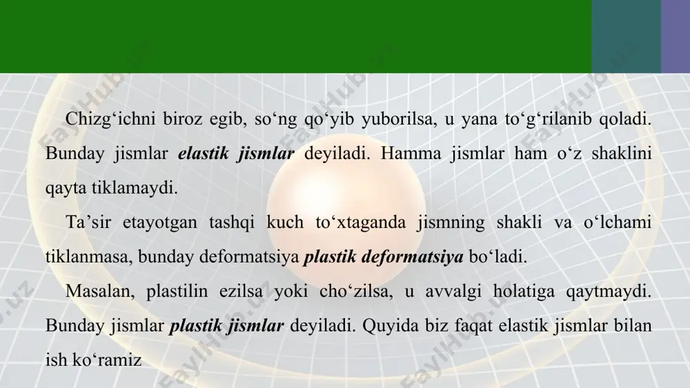 elastiklik kuchi 7-sinf - Page 5