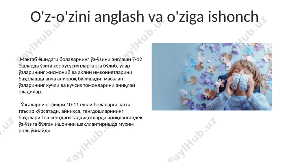 maktabfacha yosh davrlarining psuxik rivojlanish davri - Page 5