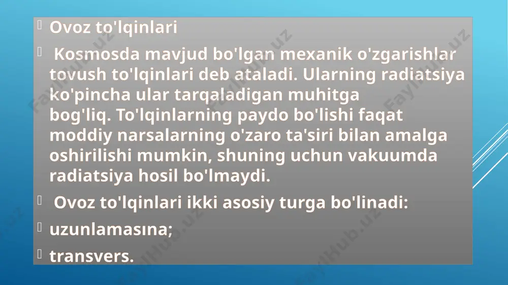 yillar davomida rivojlangan va hozirgi kunda tibbiyotda keng qollanilib kelinmoqda. foydalanilgan adabiyotlar: https://cordismed.ru/blog-uzi-oborudovanie/princip-raboty-uzi-apparata.html image1.jpeg image2.png image3.jpeg