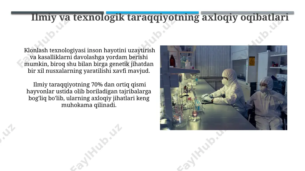 ethical issues in science and technology: cloning, animal experimenting - Page 5