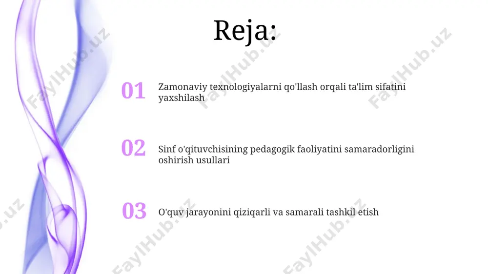 baholash va aks ettirish aks ettirish davrida kamida 3 ta muhim nuqta – o'rganilgan mavzular, qo'llanilgan uslublar va natijalar haqida fikr yuritish talab etiladi, bu metakognitsion ko'nikmalarni rivojlantiradi. o'z-o'zini baholash va aks ettirishning samaradorligini oshirish uchun o'qituvchi muntazam ravishda 2-3 hafta oralig'ida o'quvchilar bilan individual suhbatlar o'tkazib, ularning fikrlarini o'rganishi mumkin. baholash va taqdirlashning samarali usullari taqdirlash tizimiga turli xil rag'batlarni (diplomlar, sertifikatlar, qo'shimcha imtiyozlar) qo'shish va individual yutuqlarni jamoa oldida e'lon qilish motivatsiyani kuchaytiradi. o'quvchilarning 70% ga yaqinini muntazam ravishda rag'batlantirish, individual yondashuv va ularning kuchli tomonlarini ta'kidlash orqali samaradorlikni oshirish mumkin. ota-onalar bilan hamkorlik ota-onalar bilan muntazam, kamida oyiga 2 marta uchrashuvlar o'tkazish, o'quvchilarning yutuqlari va qiyinchiliklari bo'yicha muhokama qilish samaradorlikni oshiradi. ota-onalarning 80% dan ortig'i o'qituvchilar bilan ochiq muloqotga tayyor bo'lsa, bu o'quv jarayonini yaxshilashga yordam beradi. o'quvchilarning individual ehtiyojlarini qondirish o'quvchilarning 20% i o'qishda qiyinchiliklarga duch kelishi mumkin, shuning uchun individual yondashuv va qo'shimcha darslar orqali …