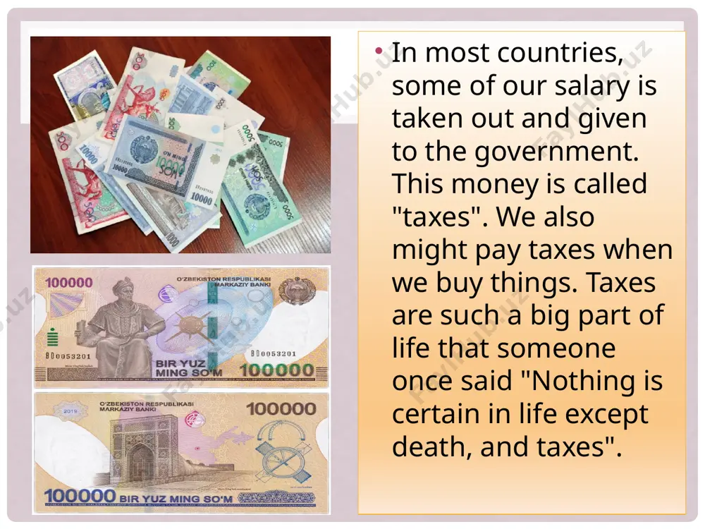 in which case we could say that we have "cashed in on the opportunity". we could use this when money is really involved or we can say it when money is not involved. for example, if our boss gives us a big project to work on, we could say, "the boss let me work with our best customer and i did a great job. now the boss might give me a better job in the future. i really cashed in on that opportunity". "cash in" has a good meaning, but be careful with the opposite. if you say "cash out" it could mean "die"! in very informal situations, we can call dollars "bucks". we could say "this book cost 20 bucks" instead of saying "20 dollars". (in england, people sometimes say "quid" instead of "pounds".) a less frequent way to say dollars is to call them "greenbacks". new dollars in …