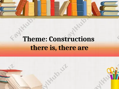 constructions there is, there are — PPTX