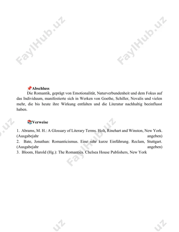 romantik literaturepoche merkmale, autoren werke - Page 5