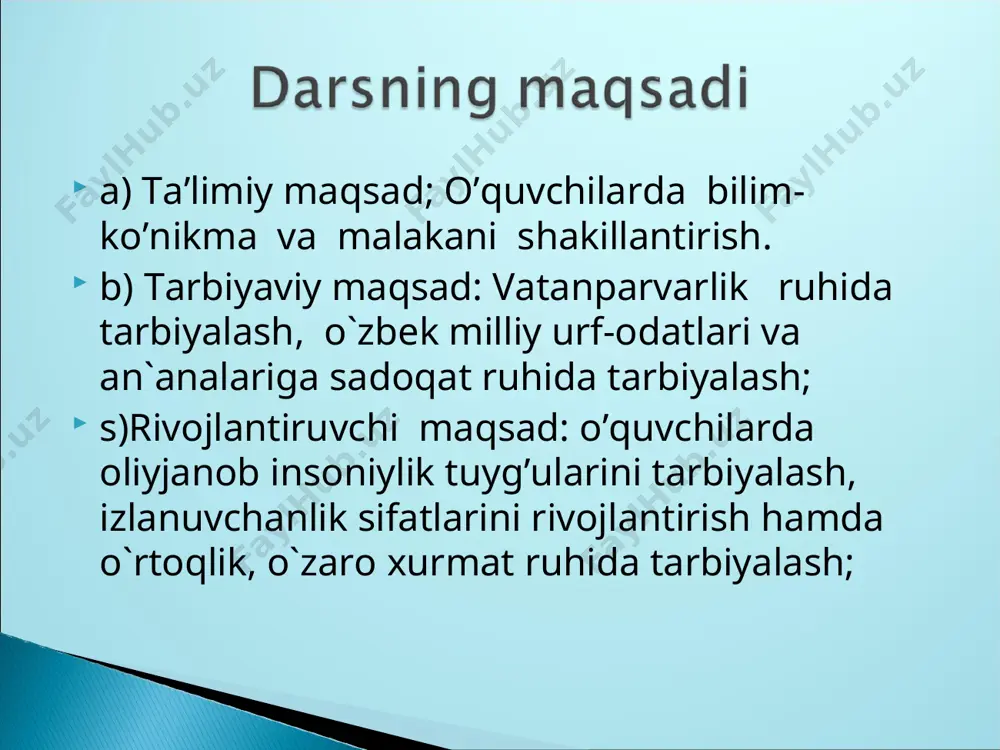 riqchi yollab qo‘ydi. polkovnik va general qanday qilib bu ishni amalga oshirishdi? uzunligi 36 metr bulgan matoni sotuvchi xari dorlarning har biriga 3 metrdan sotdi. sotuvchi matoni necha marta kesgan? 2 ta mushuk 2 soatda 2 ta sichqonni yeydi 30 ta mushuk 30 ta sichqonni necha soatda yeydi 666 soni. xech qanaqa matematik amallarni bajarmasdan turib, 666 sonni 1,5 baravar ko‘paytirish mumkinmi? ota va o'g’illar. ikki ota o'g’illariga pul hadya etishdi. birinchi ota o'g’liga 150 so'm, ikkinchisi esa 100 so'm berdi. shunday bo'lsada, ikki o'g’il birgalikda o'z jamg’armalarini atigi 150 so'mga orttirishdi. buni qanday izohlasa bo'ladi? ab a a ab 7 21 9 2 - - b b 7 7 3 - - ) 3 ( 7 1 + - b ) 3 ( 7 1 - b ) 3 ( 7 1 - - b a d c а d с 2 2 2 - + + 2 3 …
