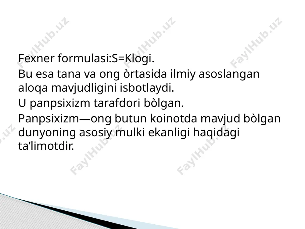 fexnerning psixofizika tadqiqotlari - Page 4