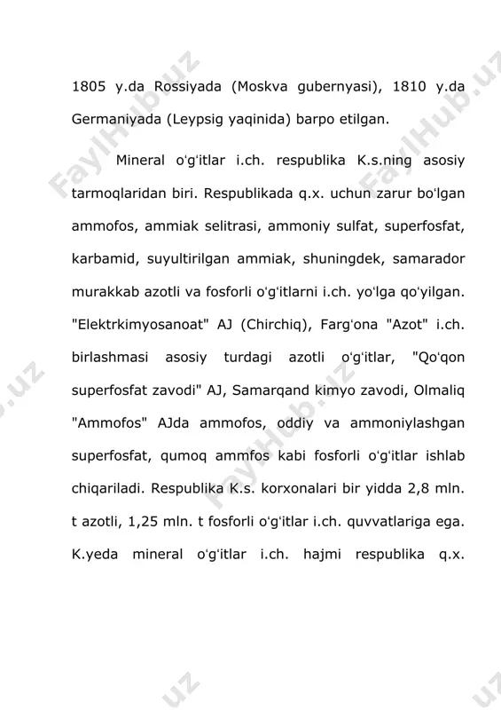 aytish mumkinki, chiqindisiz qayta ishlashda, respublikaning o‘zida uni tayyor mahsulotga aylantirishdadir. boshqacha aytganda, respublikada zamonaviy texnika va texnologiya bilan jihozlangan qudratli qayta ishlash sanoatini bunyod etish va shunday qilib, uzluksiz o‘sib borayotgan mehnat resurslarini ish bilan ta'minlash, respublika milliy daromadining yuqori sur'atlarda o‘sishiga erishish hamda mamlakatimizdagi har jihatdan uyg‘un rivojlangan respublikalar darajasiga yetib olishdir”. shunday qilib, o‘zbekiston iqtisodiyotini jahonning tez rivojlanayotgan davlatlari iqtisodiyoti darajasiga ko‘tarishdek maqsadni oldiga qo‘ygan davlatimiz rahbari bosqichma-bosqich islohotlar o‘tkazishning besh tamoyiliga asoslangan, ijtimoiy yo‘naltirilgan erkin bozor iqtisodiyotiga o‘tishning o‘ziga xos modelini ishlab chiqdi. ma'lumki, yosh mustaqil respublikaning iqtisodiy rivojlanishi bo‘yicha tanlangan ushbu model bugun jahon hamjamiyati tomonidan yuksak e'tirof etildi hamda “o‘zbek modeli” deya nom oldi. ko‘zda tutilgan islohotlarning izchil amalga oshirilishi natijasida iqtisodiy o‘sishning barqarorligi va mutanosibligi ta'minlandi. keyingi o‘n yil davomida o‘zbekiston respublikasi yalpi ichki mahsulotining yillik o‘sish darajasi 8 foizdan ziyodni tashkil qilmoqda. umuman, mustaqillik yillarida o‘zbekiston iqtisodiyoti deyarli 6 baravar, aholining real …