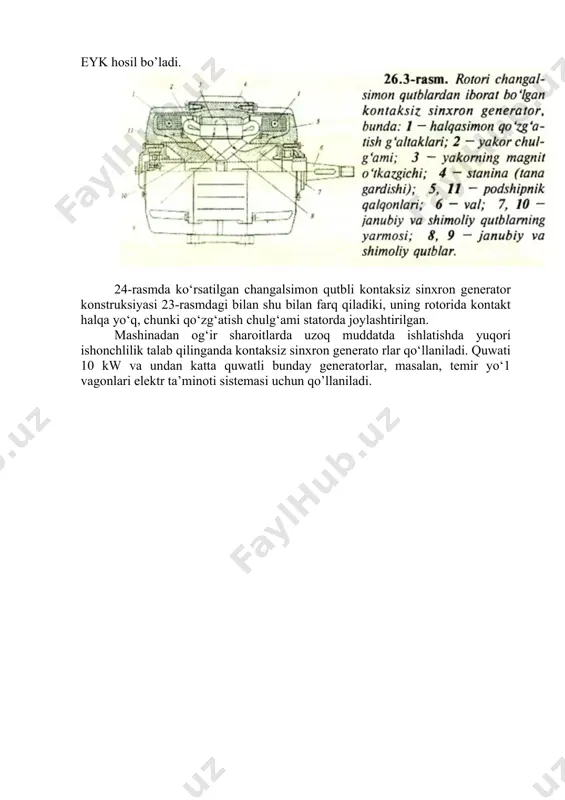 ir yo‘1 vagonlari elektr ta’minoti sistemasi uchun qo’llaniladi. image6.png image7.png image1.png image2.png image3.png image4.png image5.png