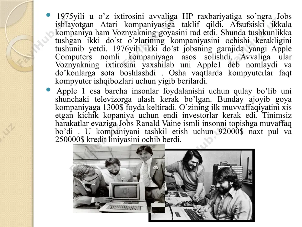 ali stive jobsni kompaniyaga qaytaradi. bu hodisa apple kompaniyasining vaziyatini tubdan o’zgartirib yuboradi va jobs hammasini yangidan boshlaydi. u barcha zarar keltirayotgan loyihalarni yopadi va 3000kishini ishdan oladi. aynan o’sha paytta u kompaniyada ishlayotgan yosh qobiliyatli jonatan aif dizaynerini uchratdi. stive uni bosh sanoat dizayneri etib tayinlaydi. kompaniya barcha resurslarni yangi loyixaga yo’naltiradi va 1necha oydan so’ng yangi i mac kompyuterini barchaga havola qiladi. 1998 yili kompaniya ibook kompyuterini xam ommaga taqdim etdi. bu yangi loyihalarni boshlanishi edi. 2001 yili apple ipod nomli qurimani ishlab chiqaradi. qurilmaning minimalistic dizayni va qulayligi tez orada ommalashadi. 2003 yilda itunes musiqiy dasturi namoyish etiladi. 2007yili esa kompaniyaning eng mashxur taqdimotida revolutsion iphone smartfonini namoyish etadi. ushbu qurilma barcha smartfonlar aslida qanday bo’lishi kerakligini belgilaydi. aynan shu yili kompaniyaning i mac , ipod touch, apple tv kabi maxsulotlarni bozaorda paydo bo’ldi. 2008yili kompaniya o’zining appstore ilovalar do’konini ishga tushurdi. shuningdek macbook air noutboogi va …