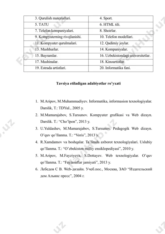 sahifalarda animatsiyalar hosil qilish - Page 5
