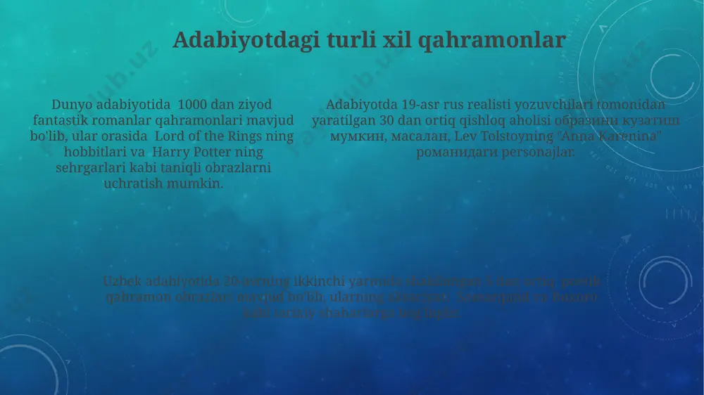 adabiy qahramonlar dunyosi - Page 5