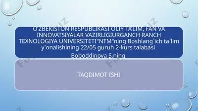 ikkilik sanoq sistemasida arifmetika amallar — PPTX