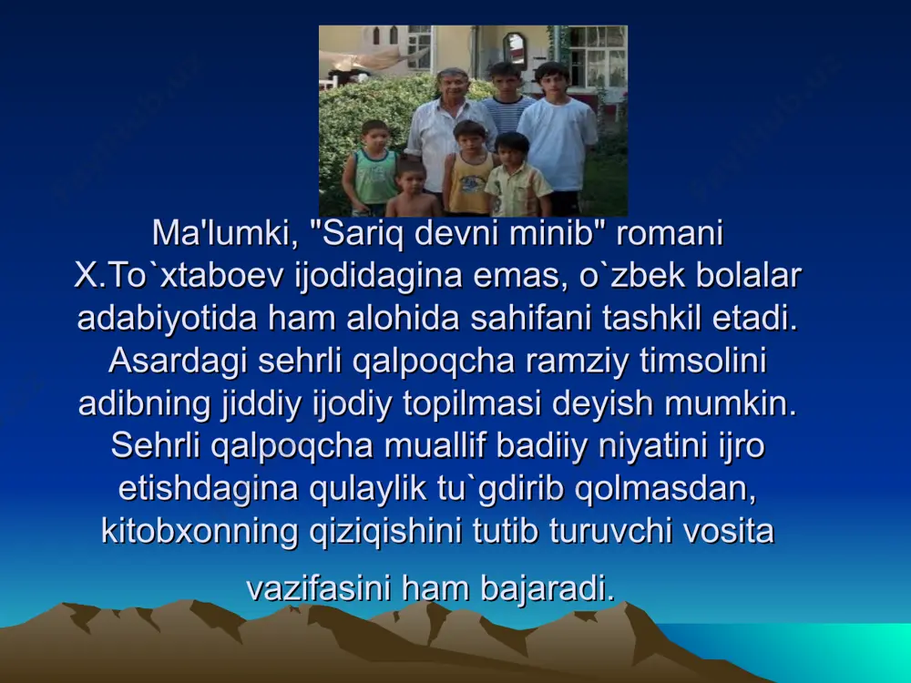 xudoyberdi to`xtaboyev “sariq devni minib” asari - Page 5