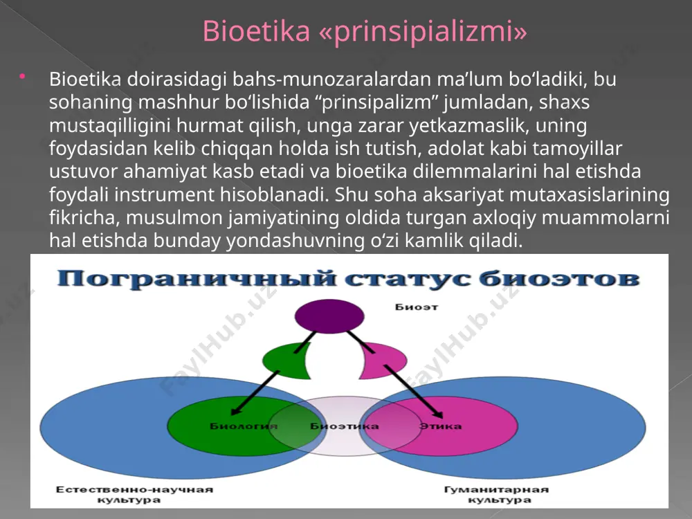 bioetika ijtimoiy instituti: biotibbiy etikaning prinsiplari va qoidalari - Page 5