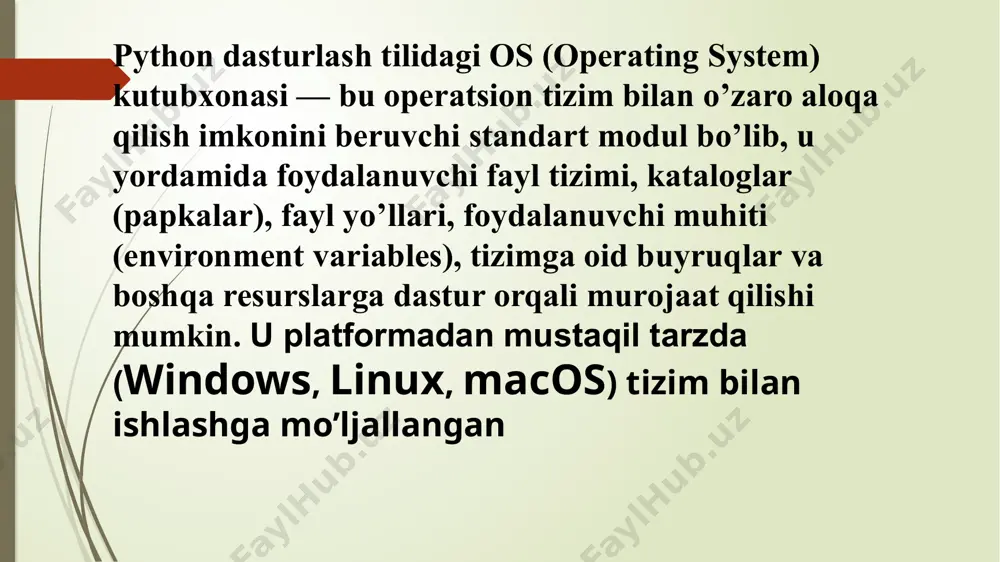 python os kutubxonasi - Page 4