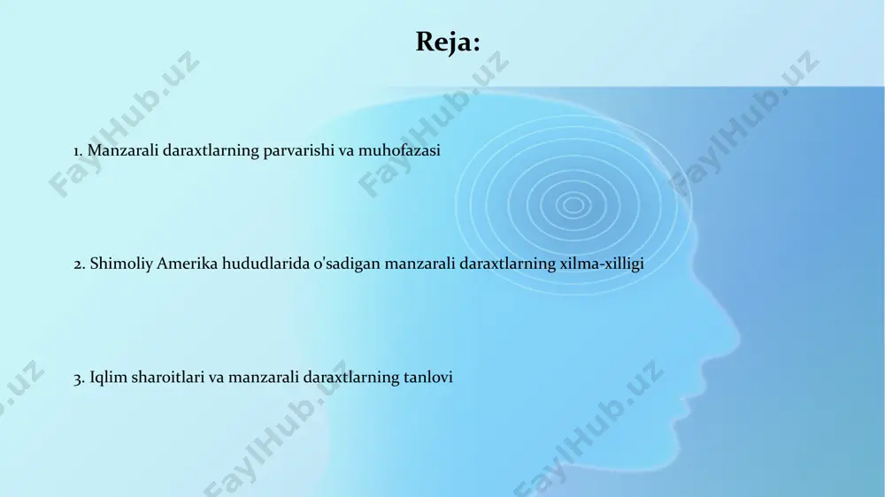 g kattaligi (balandligi va kengligi) va yetilgan holatidagi o'lchamlarini hisobga oling, 10-15 yildan keyin daraxtning joylashishiga mos kelishini ta'minlang. tuproqning drenajini tekshiring, chunki ko'p bezax daraxtlari nam tuproqni yoqtirmaydi. yaxshi drenajlangan tuproq ph darajasini 6.0-7.0 oralig'ida saqlash kerak. muhokama va savollar muhokama va savollar boʻlimida daraxtlarning 10 dan ortiq turini oʻz ichiga olgan taqdimotning 30% vaqti ajratiladi. muhokama davomida ishtirokchilarning kamida 70% faol ishtirok etishini ta'minlash maqsadida interaktiv o'yinlar va testlardan foydalaniladi. daraxtlarning rang-barangligi va gullaydigan turlari taxminan 15 turdagi ornamental daraxtlar, masalan, qarag'ay va archa, yashil ranglarning turli xil soyalari bilan yil davomida bezak vazifasini o'taydi, ularning ignalari turlicha tuzilishga ega. magnoliya, dogwood va sakura kabi 20 ga yaqin gullaydigan daraxt turi bahorda yorqin rangli gullar bilan bezaladi, ularning ba'zilari yoqimli hidga ega. shimoliy amerikada o'sadigan bezak daraxtlari geografik tarqalishi g'arbiy qirg'oq bo'ylab, taxminan 1500 km masofada, quruq iqlimlarga chidamli, qurg'oqchilikka bardoshli bezak daraxtlari turlari, masalan, sequoia sempervirens keng …