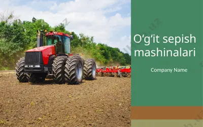 o‘g‘it sepish mashinalari — PPTX