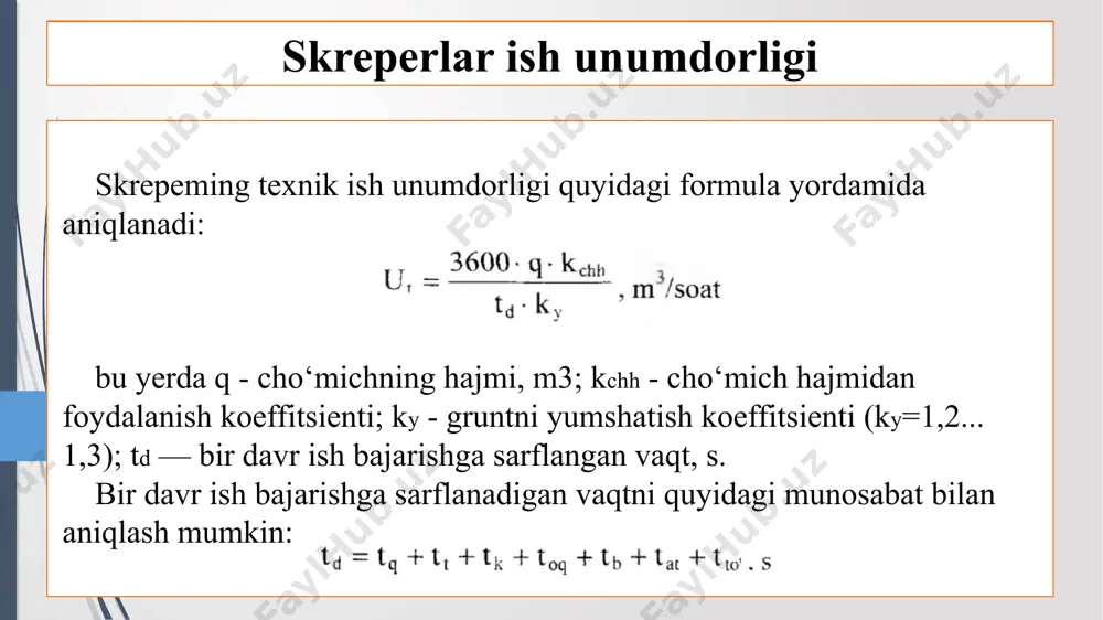skreperlar ish unumdorligini oshirishning tashkiliy, texnologik usullari - Page 5
