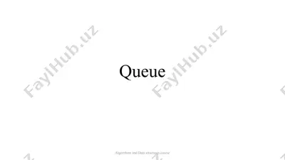 queue — PPTX