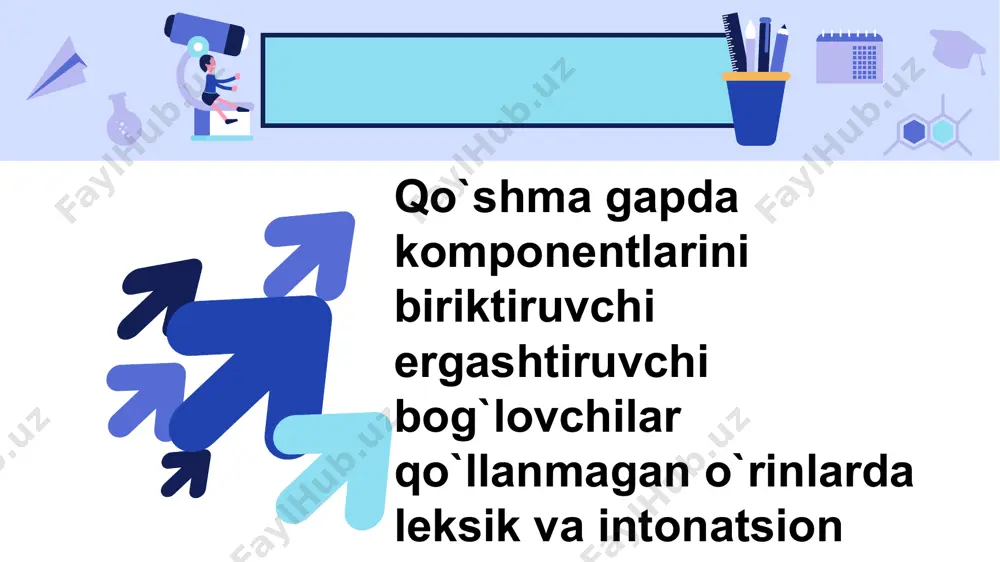 bog‘lovchisiz qo‘shma gaplar va ularning turlari - Page 5
