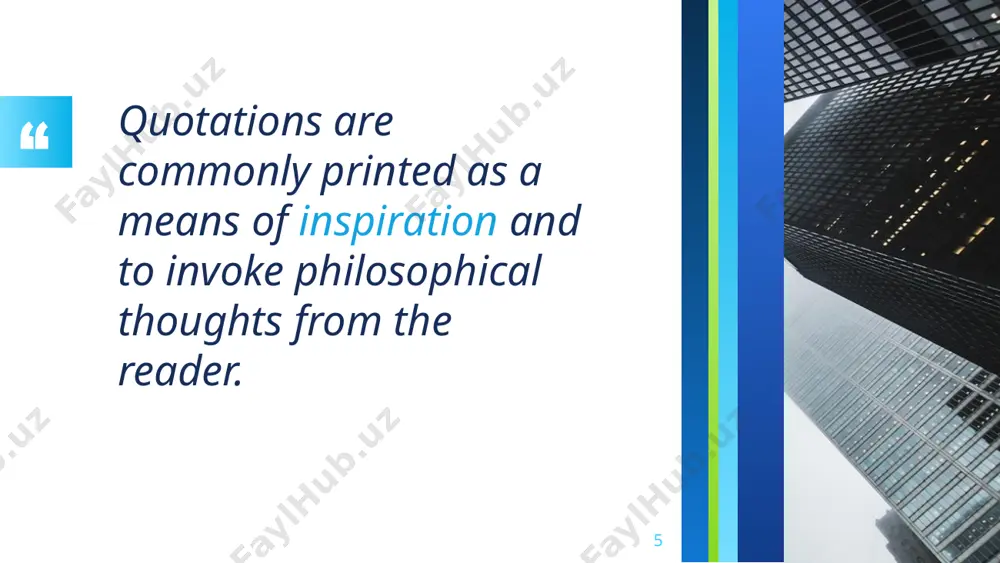 presentation template - Page 5