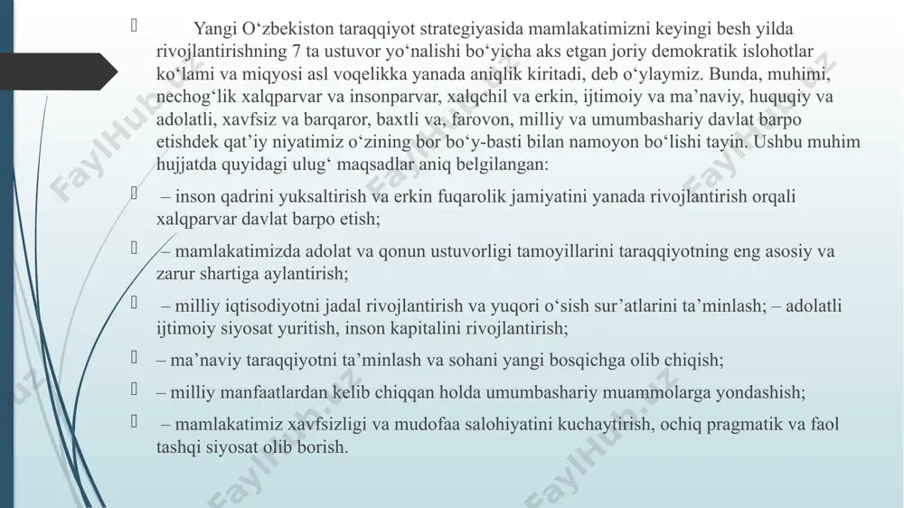 yangi o'zbekiston taraqqiyot strategiyasi - Page 4