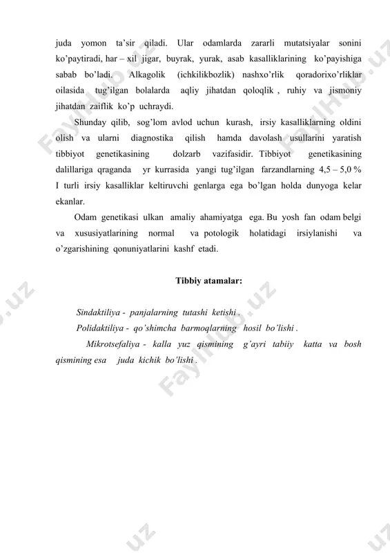 patologiyada dominantlik va retsessivlik - Page 5