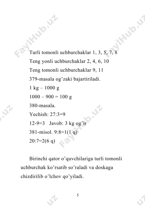 uchburchaklarning turlari. 378-388 misol-masala - Page 5