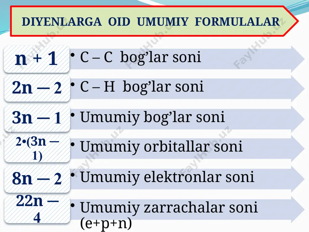 o’ladi. angliyalik muhandis k. makintosh (1823) birinchi bo'lib kauchukni amaliyotda ishlatishni topdi va kauchuk eritmasida shimdirilgan gazmoldan suv o'tkazmaydigan buyumlarni ishlab chiqarishni yo'lga qo'yadi. lekin, bu sof kauchukdan tayyorlangan materiallar past temperaturada mo'rt, yuqori temperaturada esa yumshab, yopishqoq bo'lib qoladi. shu sababli kauchukning sanoatda keng miqyosda ishlatilinishi 1849-yilda amerikalik savdogar charlz gudyar tomonidan vulkanizatsiya jarayoni, ya'ni rezina kashf qilinganidan so'ng boshlandi. tabiiy kauchukning tuzilishini aniqlash hamda sintetik kauchuklarni sintez qilish 100 yildan ortiq yilni o'z ichiga oladi. 1 1826-yilda m. faradey kauchuk molekulasi uglerod va vodorod atomlaridan iborat to'yinmagan uglevodorod ekanligini aniqladi. 2 1860-yilda ingliz olimi g. vilyams kauchukni «quruq haydash» natijasida c5h8 tarkibli izoprenni oladi. 3 oradan 22 yil o'tgach, ingliz kimyogari u. tilden izoprenni polimerlab kauchuksimon moddani hosil qiladi va tabiiy kauchuk bilan izopren o'rtasida bog'liqlik borligini ko'rsatadi. 4 tabiiy kauchuk izoprenni polimerlash mahsuloti ekanligi va uning to'liq tuzilishi 1924-yilda nemis kimyogari g. shtaudinger tomonidan aniqlandi. tabiiy kauchukning …