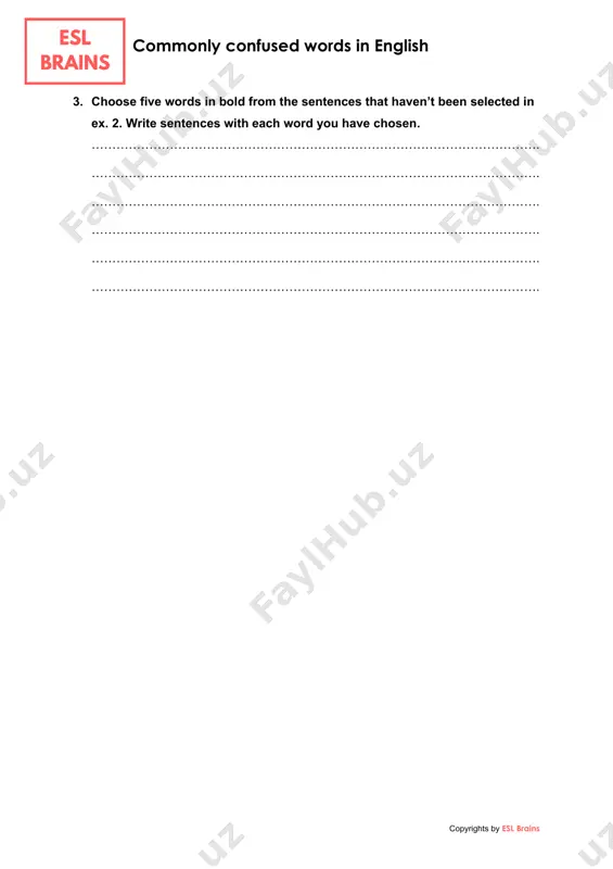 commonly confused words in english - Page 3