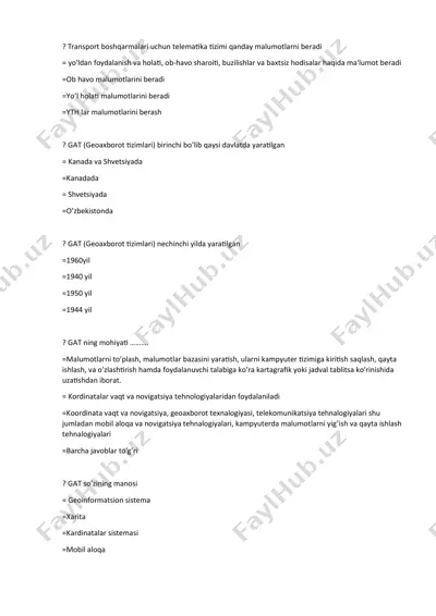 tеlеmаtikа tizimi — PDF