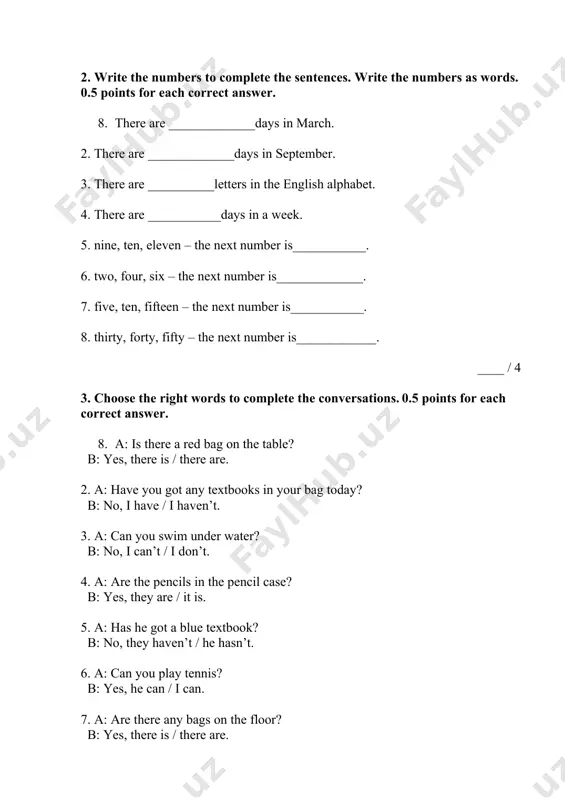 content and form correspond to the expected results. 5-6 the topic is not disclosed enough; and/or material mismatch. when performing the task, the appropriate structure and vocabulary are used. inadequate organization of ideas through simple connecting elements. the content and form do not meet the expected results. 3-4 the topic is not disclosed or does not correspond to the material. when performing the task, a narrow lexical and grammatical structure is used within the task. unsuccessful or inconsistent attempts to meet the expected results, but the content and form do not meet the expected results. 1-2 the topic is not disclosed, there are significant omissions in the content and a significant inconsistency. when performing the task, a narrow lexical and grammatical structure is used within the task. lack of organization and connecting elements; does not meet expected results. 0 task not completed; or completely inappropriate or illegible language.