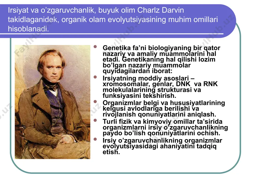 irsiyat va o'zgaruvchanlikning moddiy asosi - Page 4