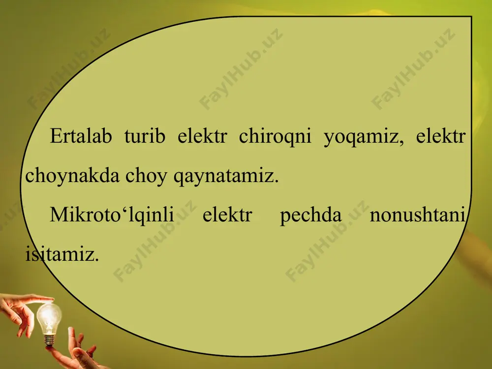 turmushda elektr tokining ahamiyati. oddiy elektr zanjiri 6-sinf - Page 3