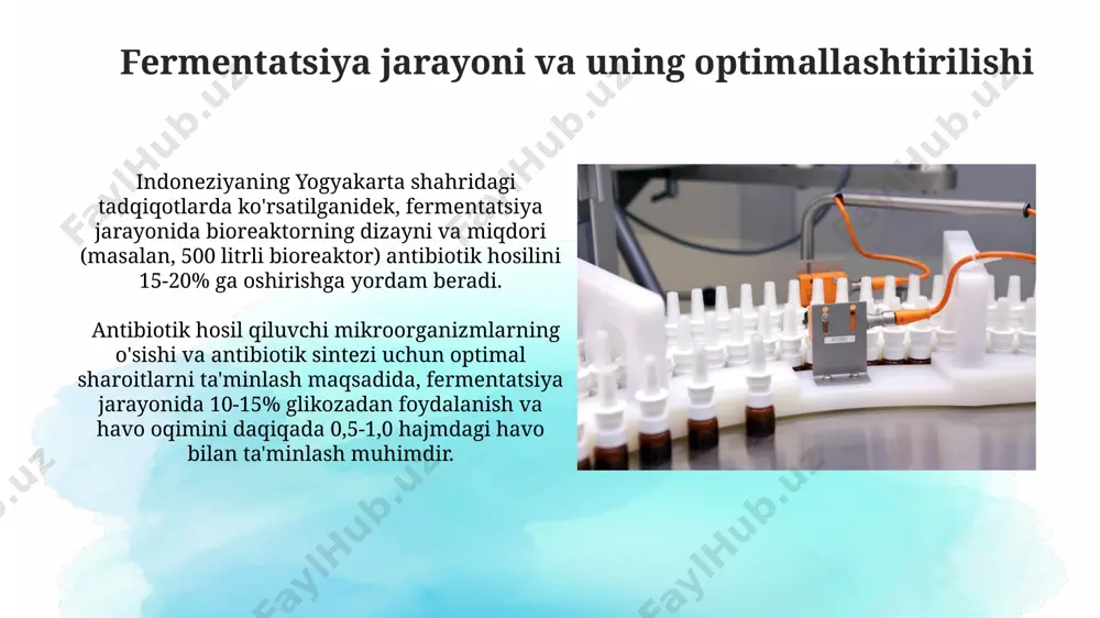 antibiotiklar tayyorlash texnologiyasi - Page 5