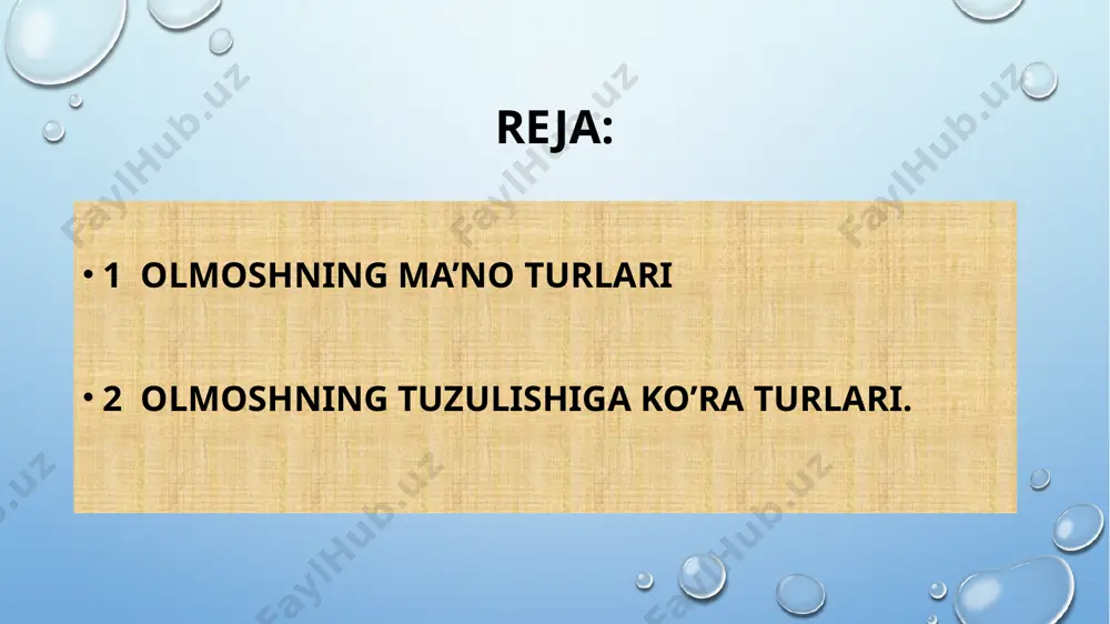 olmosh so’z turkumi. olmoshning ma’no turlari - Page 3