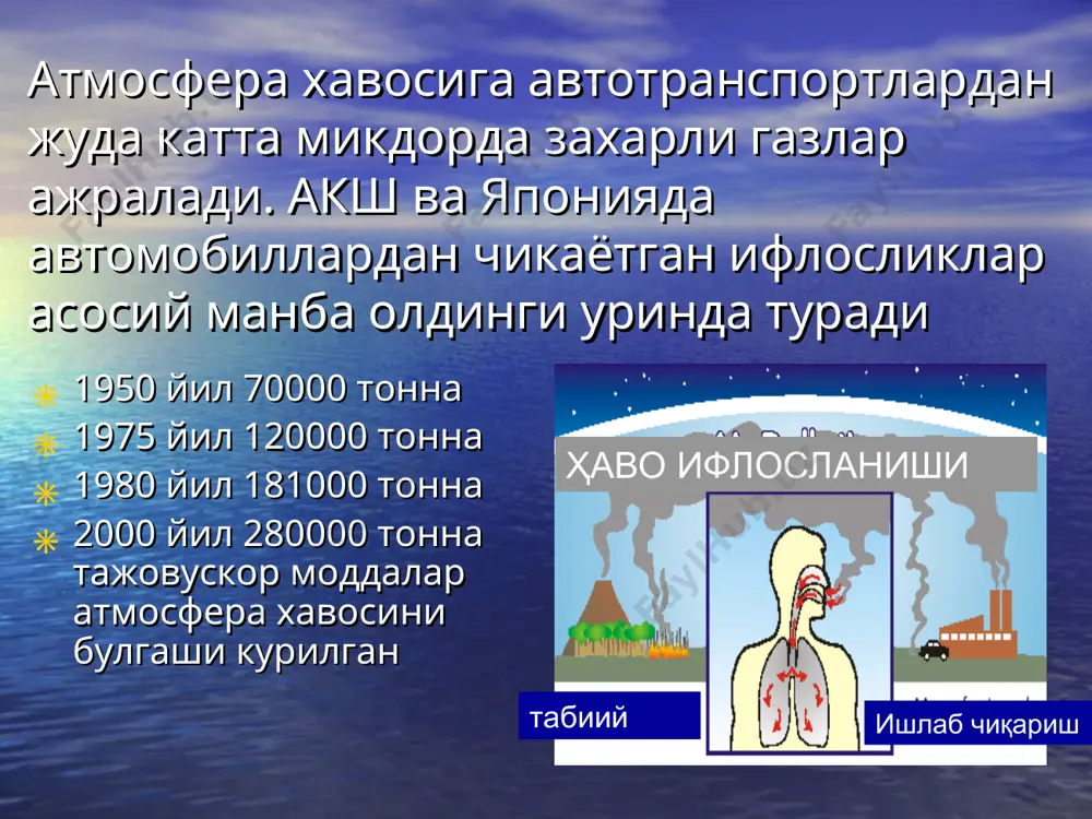 атроф мухит муаммоларининг хозирги замон муаммолари - Page 5