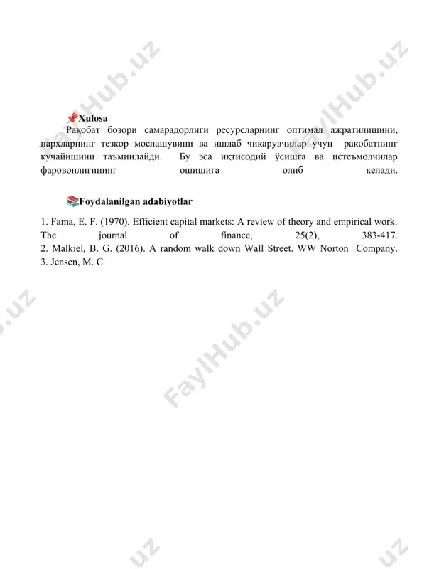 raqobatlashgan bozor samaradorligi - Page 5